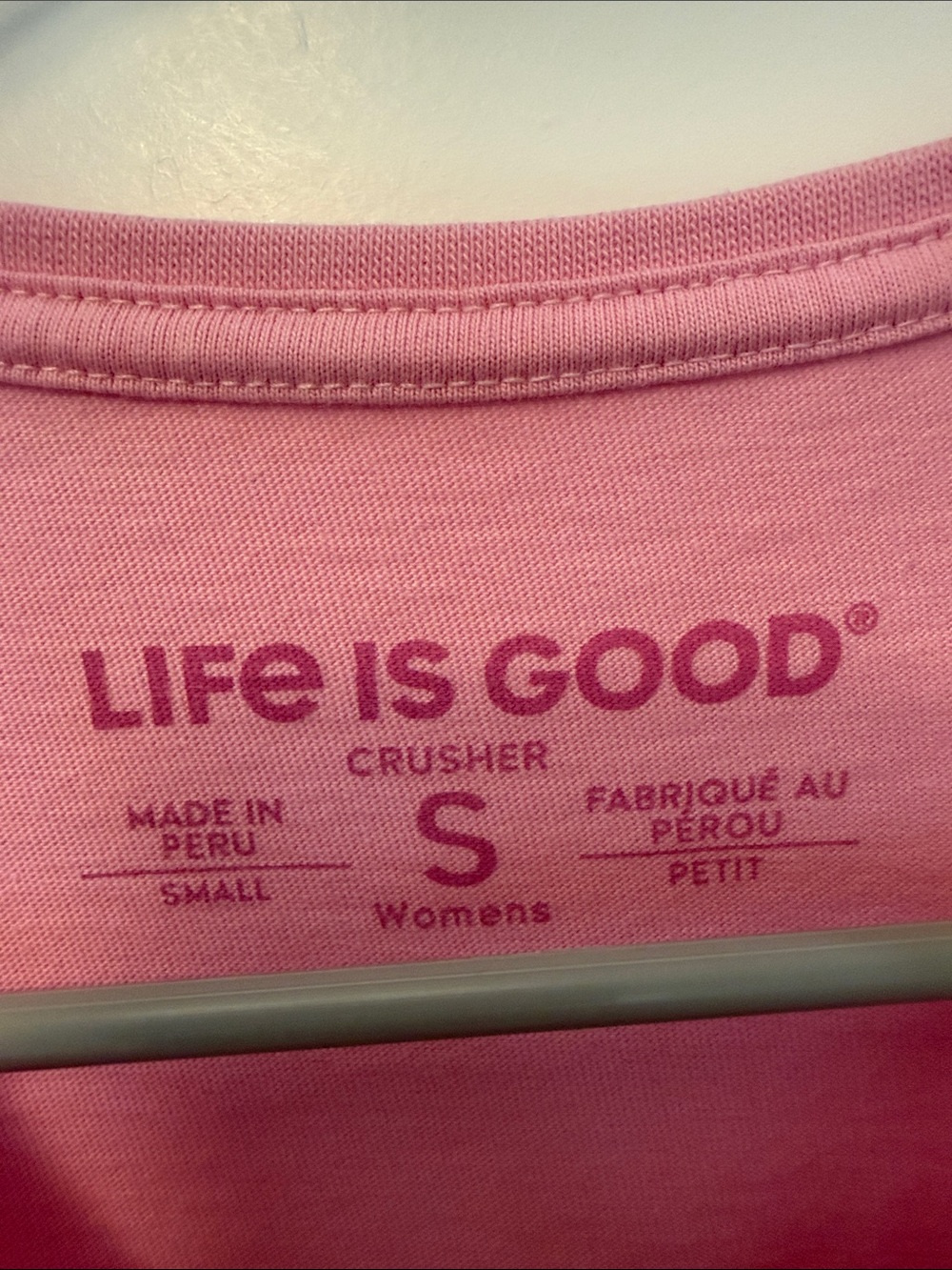 Life Is Good Women's Pink Short Sleeve 'Do What You Love' Graphic Tee - Picture 2 of 6
